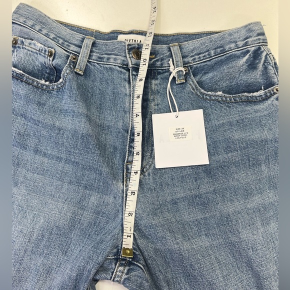 Pistola Presley High Rise Relaxed Roller Jean In Los Feliz New With Tag Size 28” - Picture 11 of 14